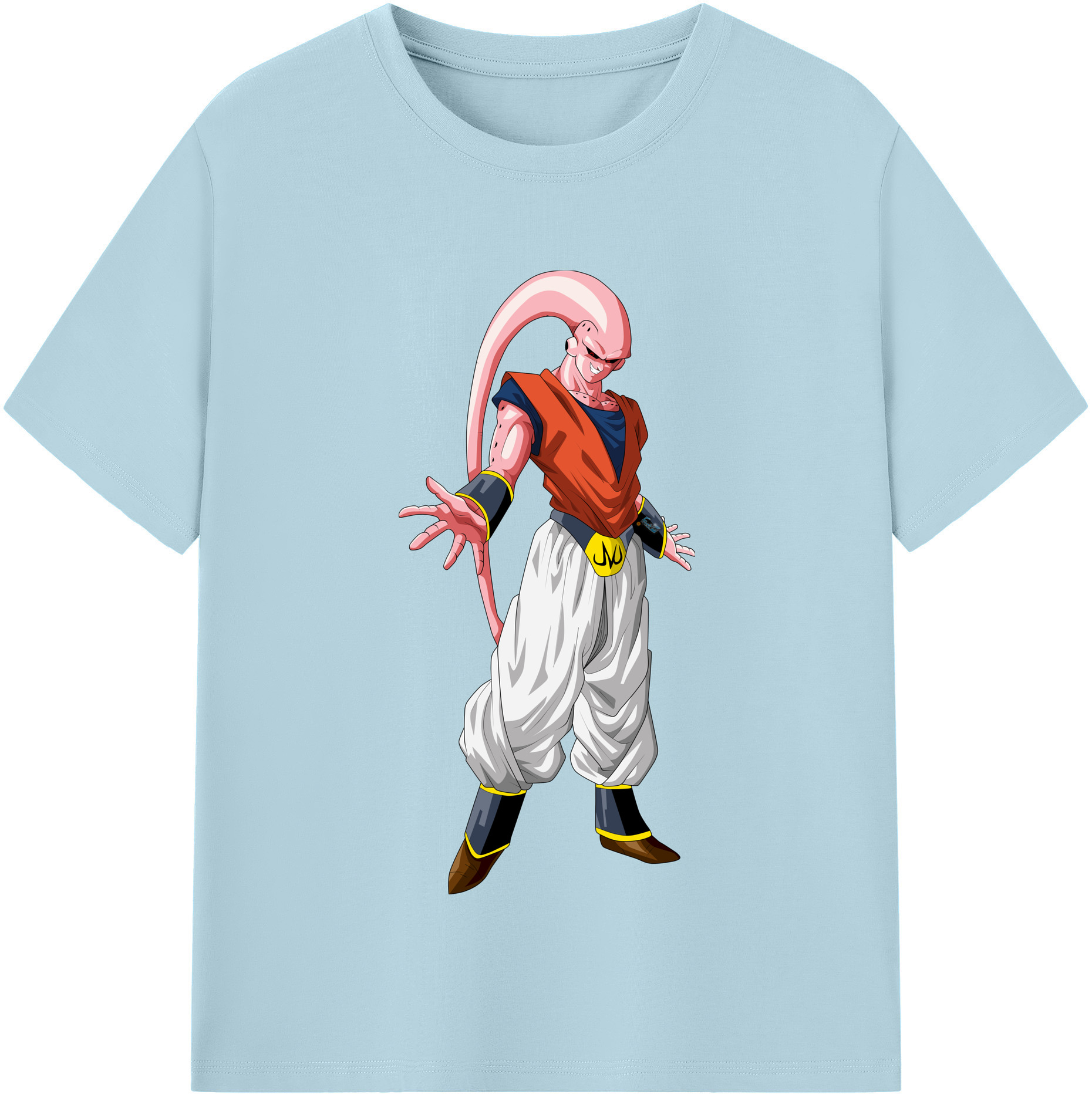 （画像用） ドラゴンボール 魔人ブウ DRAGON BALL Majin Buu 綿100％半袖Tシャツ（フロントプリント）